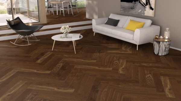 Англ. елка HDF Weitzer Eiche kerng 69727 ProActive+/Мат.лак lebhaft (натур) 2,25м2