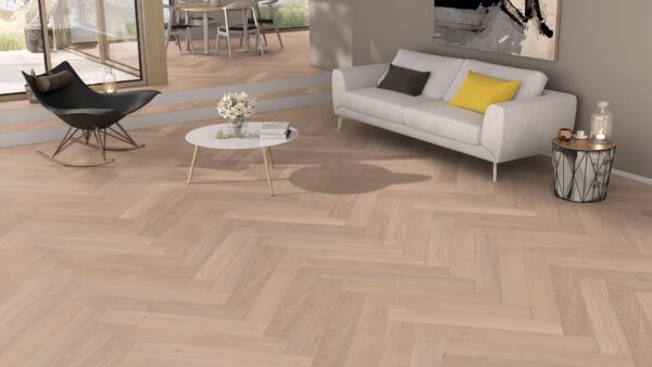 Англ. елка HDF Weitzer Eiche Kaschmir 69724 ProVital finish/Масло lebhaft (натур) 2,25м2
