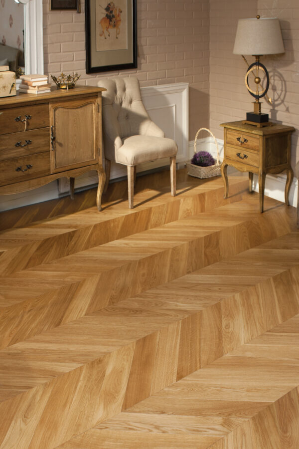 Французская елка 45⁰ Coswick Натуральный / Natural (1134-1201-10) Селект энд Бэттер (1,016 м2)