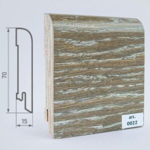 Плинтус "Finitura dekor"  70*15*2400 R13 шпон арт.№022