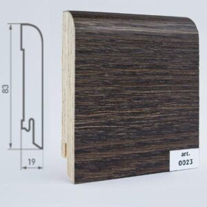 Плинтус "Finitura dekor"  83*19*2400 R13 шпон арт.№023