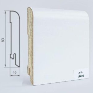 Плинтус "Finitura dekor"  83*19*2400 R13 шпон арт.№100