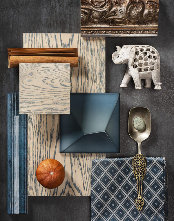 Французская елка 60⁰ Coswick Индиго / Indigo (1176-3856-30) 1 Коммон (1,392 м2)