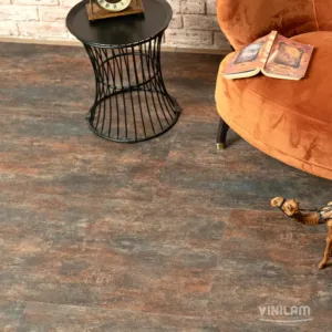 Кварцвинил LVT клеевой CERAMO VINILAM STONE GLUE Керамическая Сталь (71617) 2,5*480*950 мм (4,56м2)